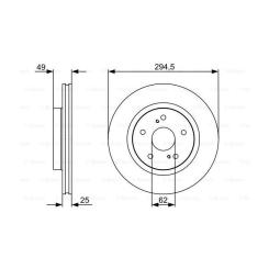 Тормозной диск Bosch 0 986 479 559 Фото 4