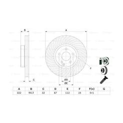 Тормозной диск Bosch 0 986 479 652 Фото 4