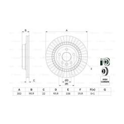 Тормозной диск Bosch 0 986 479 713 Фото 4