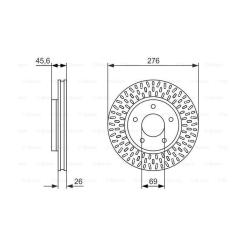 Тормозной диск Bosch 0 986 479 783 Фото