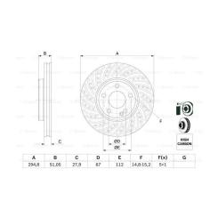 Тормозной диск Bosch 0 986 479 A02 Фото 4
