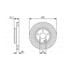 Тормозной диск Bosch 0 986 479 A58 Фото 4