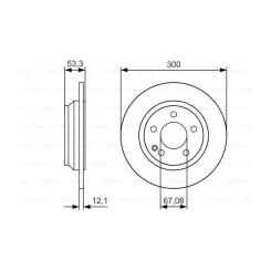 Тормозной диск Bosch 0 986 479 D12 Фото 4