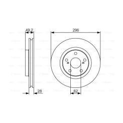 Тормозной диск Bosch 0 986 479 S22 Фото 4