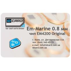 Смарт-карта EM-Marine 0,8 мм (Original EM4200 chip) Фото