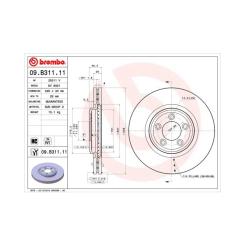 Тормозной диск Brembo 09.B311.11 Фото