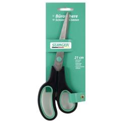 Ножницы Stanger 210мм, черные с зеленым Фото