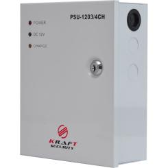 Блок питания для систем видеонаблюдения Kraft Energy PSU-1203/4CH Фото