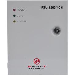 Блок питания для систем видеонаблюдения Kraft Energy PSU-1203/4CH Фото 1