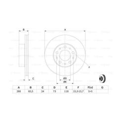 Тормозной диск Bosch 0 986 479 297 Фото 4