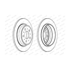 Тормозной диск FERODO DDF1079C Фото