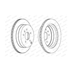 Тормозной диск FERODO DDF1660C Фото
