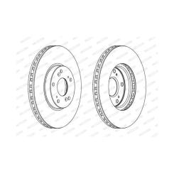 Тормозной диск FERODO DDF1775C Фото