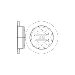 Тормозной диск HI-Q SD4027 Фото
