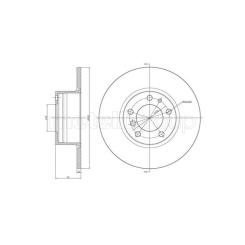Тормозной диск METELLI 23-0187 Фото