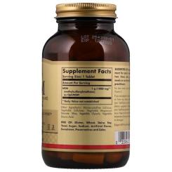 Минералы Solgar Сірка, MSM (Methylsulfonylmethane), 1000 мг, 120 Фото 1