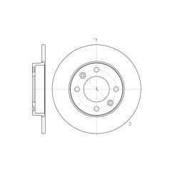 Тормозной диск REMSA 6630.00 Фото