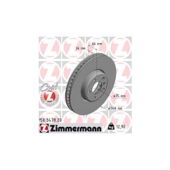 Тормозной диск ZIMMERMANN 150.3478.20 Фото