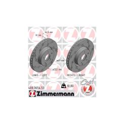 Тормозной диск ZIMMERMANN 400.3654.53 Фото