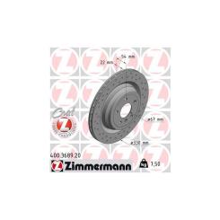 Тормозной диск ZIMMERMANN 400.3689.20 Фото