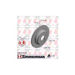 Тормозной диск ZIMMERMANN 400.5511.20 Фото