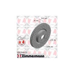 Тормозной диск ZIMMERMANN 530.2464.52 Фото