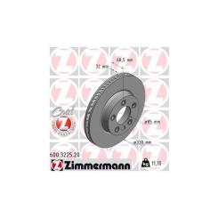 Тормозной диск ZIMMERMANN 600.3225.20 Фото
