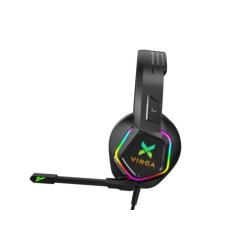 Наушники Vinga HSCU-160 Gaming LED Black Фото 2