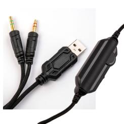 Наушники Vinga HSCU-160 Gaming LED Black Фото 8