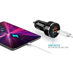 Зарядное устройство Defender UCA-80 black, 2xUSB, QC3.0, 36W Фото 2