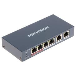 Коммутатор сетевой Hikvision DS-3E0106HP-E Фото 1