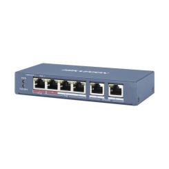 Коммутатор сетевой Hikvision DS-3E0106HP-E Фото 2