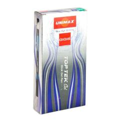 Ручка гелевая Unimax Top Tek Gel, зелена Фото 2
