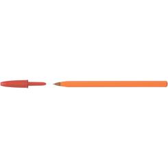 Ручка масляная Bic Orange, червона Фото