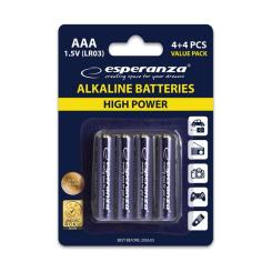 Батарейка Esperanza AAA LR03 Alkaline * 8 Фото 2