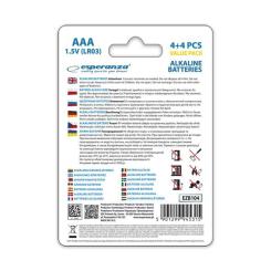 Батарейка Esperanza AAA LR03 Alkaline * 8 Фото 3