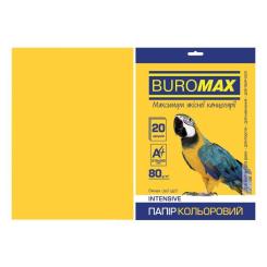 Бумага Buromax А4, 80g, INTENSIVE gold, 20sh Фото