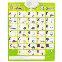 Интерактивная игрушка ZNATOK Звуковий плакат Весела абетка Українська мова Фото