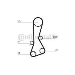 Ремень ГРМ CONTITECH CT695 Фото