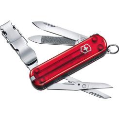 Нож Victorinox NailClip 580 Transparent Red Фото