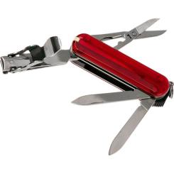 Нож Victorinox NailClip 580 Transparent Red Фото 2