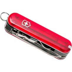 Нож Victorinox NailClip 580 Transparent Red Фото 4