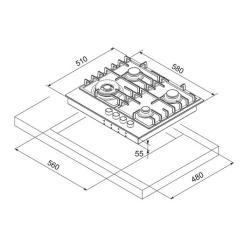 Варочная поверхность Freggia HCG640VGTB Фото 6