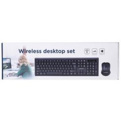 Комплект Gembird KBS-WM-03-UA Wireless Black Фото 2