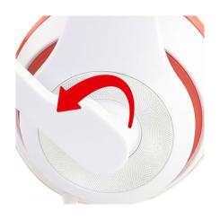 Наушники Gembird MHS-03 White/Red Фото 2