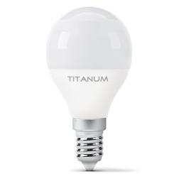 Лампочка TITANUM G45 6W E14 3000K Фото 1
