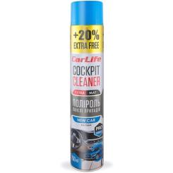 Автополироль CarLife Cockpit Cleaner EXTRA MAT Новая машина 750мл Фото