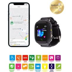 Смарт-часы Amigo GO004 Splashproof Camera+LED Black Фото 6