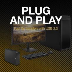 Внешний жесткий диск Seagate 3.5" 12TB Expansion Desktop Фото 3