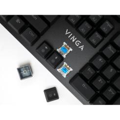 Клавиатура Vinga KBGM160 LED Outemu Blue USB Black Фото 8